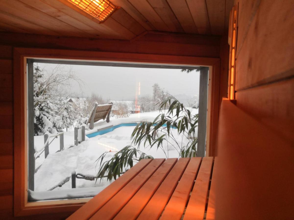 Sen Sosen - Czarujacy Dom Z Sauna, Basenem I Stodola Lekawica  Exterior foto